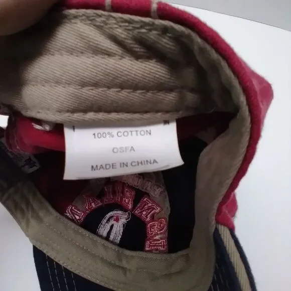 Disney Parks Disneyland baseball cap red navy distressed look - Picture 6 of 11